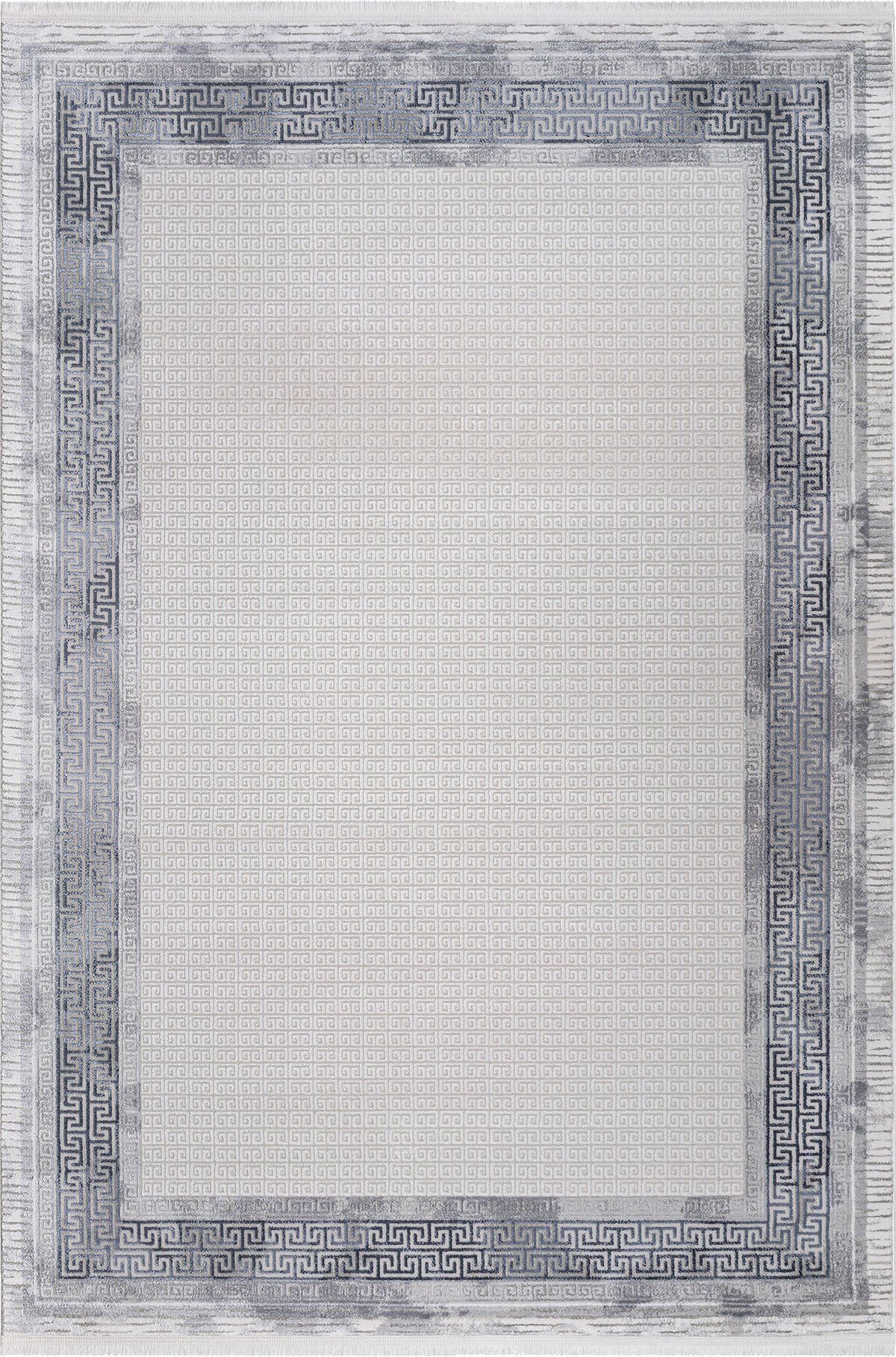 SENTO 2343L KREM-LACİVERT AKRİLİK MAKİNE HALISI