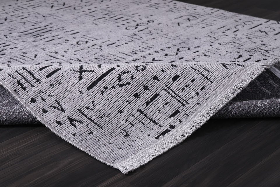 ALMOSS ETRO 6202G GRİ DEKORATİF MAKİNE HALISI