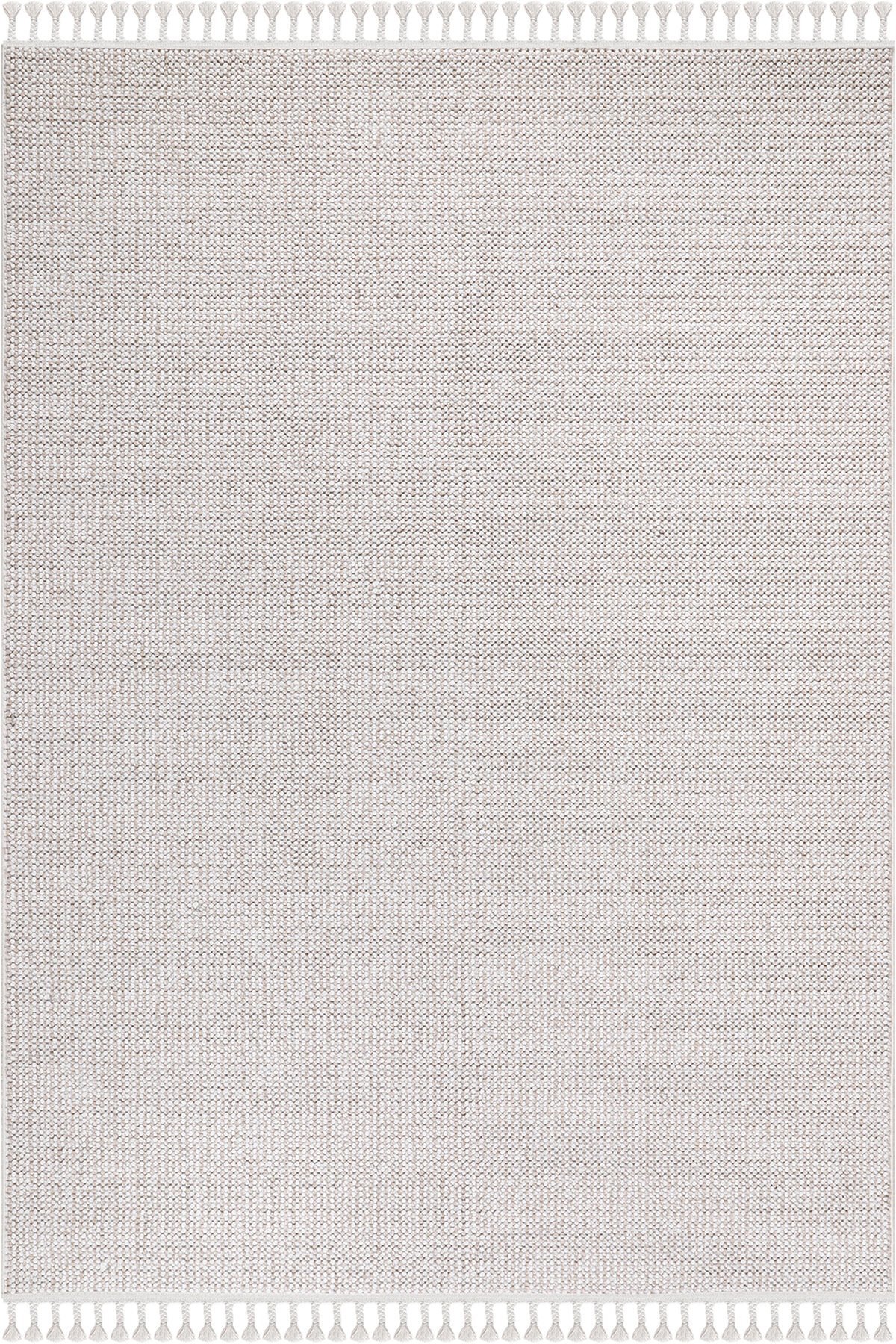 CARİNA 8326B BEYAZ-BEJ DEKORATİF MAKİNE HALISI