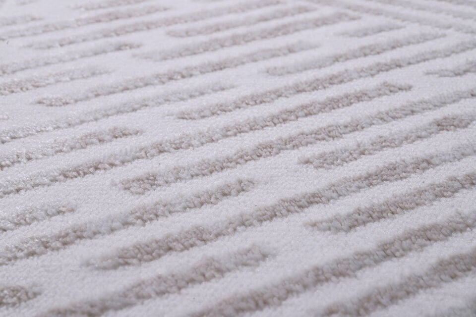 ALMOSS AURA 7203C BEYAZ-BEYAZ MAKİNE HALISI