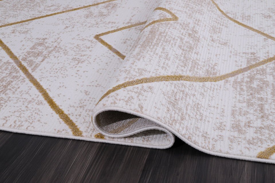 ALMOSS AURA 7269S KREM-SARI MAKİNE HALISI