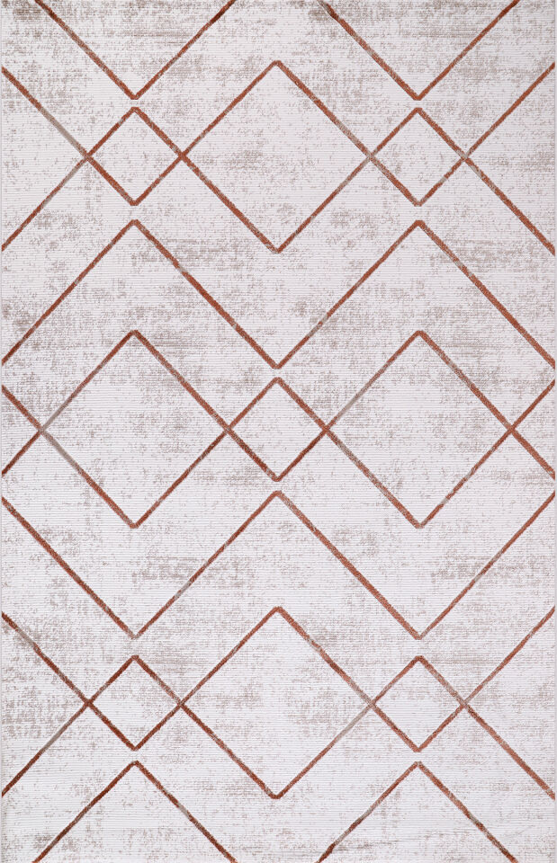 ALMOSS AURA 7269T KREM-TERRA MAKİNE HALISI