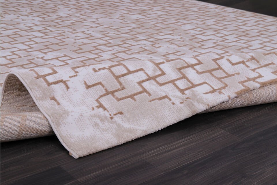 ALMOSS AURA 7273D KREM-BEJ MAKİNE HALISI