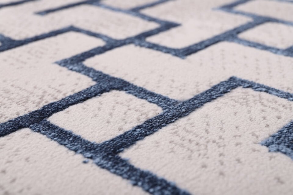 ALMOSS AURA 7273M GRİ-MAVİ MAKİNE HALISI